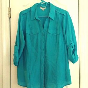 Ladies Button Front Shirt